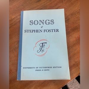 Vintage Stephen Foster Song Book